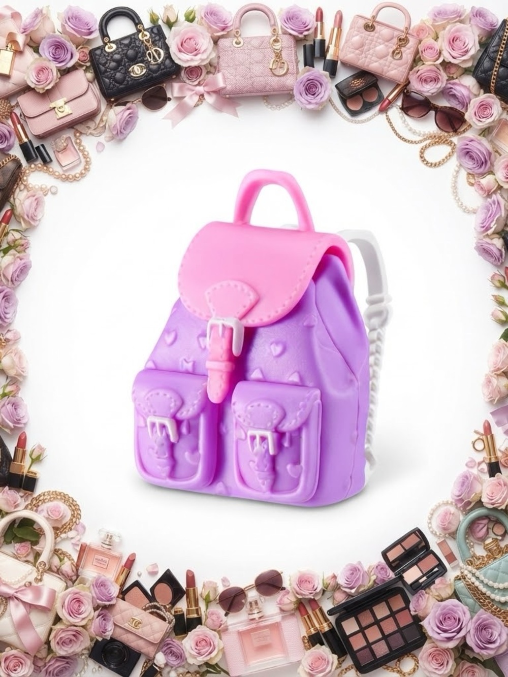 ZURU Mini Make FASHION bags pink/purple backpack